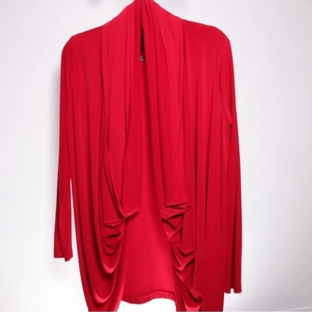 Like new Norma Kamali open flowy long cardigan, size XS - Picture 6 of 16